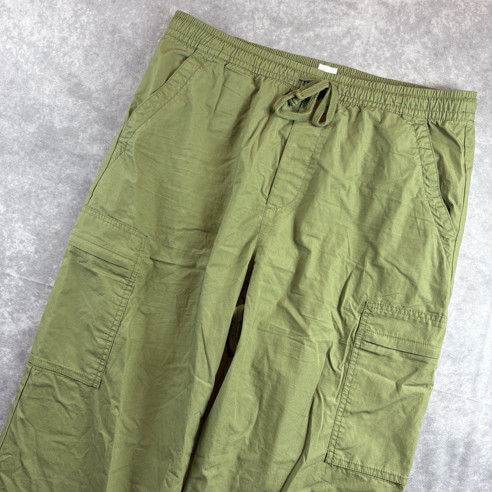 Vintage Gap Pants Mens Large Green Cargo Baggy Popin Utility Y2K Workwear